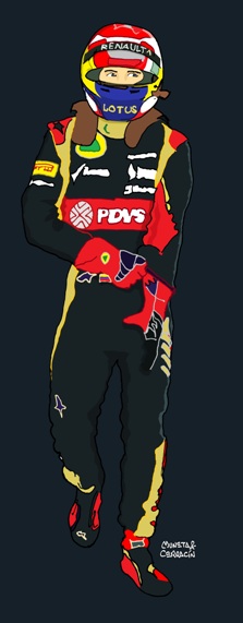 Pastor Maldonado by Muneta & Cerracín