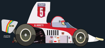 Mario Andretti by Muneta & Cerracin