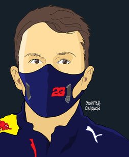 Alexander Albon by Muneta & Cerracín
