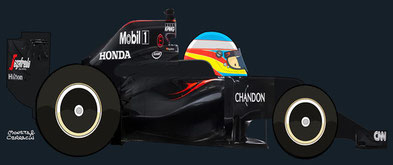 Fernando Alonso by Muneta & Cerracín