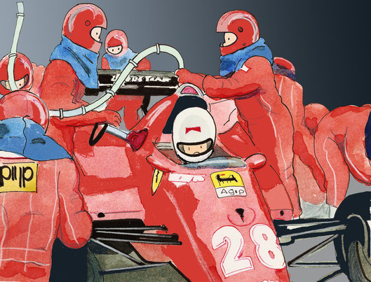 Rene Arnoux by Muneta & Cerracín