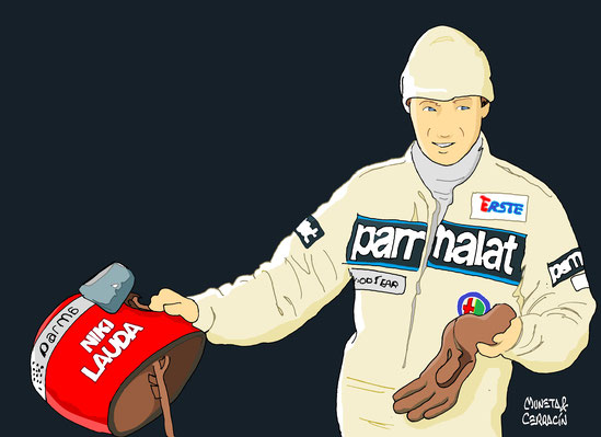 Niki Lauda by Muneta & Cerracín