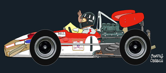 Graham Hill by Muneta & Cerracín