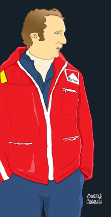 Niki Lauda by Muneta & Cerracín