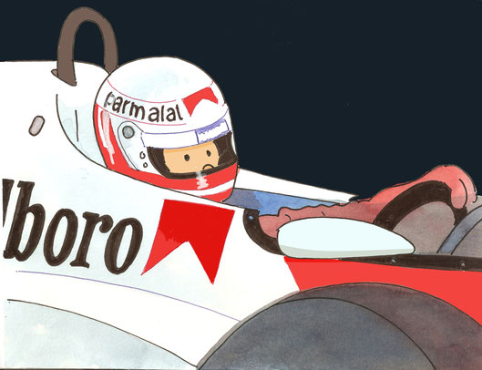 Andreas-Nikolaus Lauda by Muneta & Cerracín