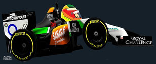 Sergio Perez by Muneta & Cerracín