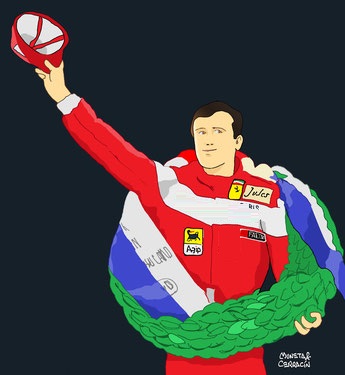 Patrick Tambay by Muneta & Cerracín