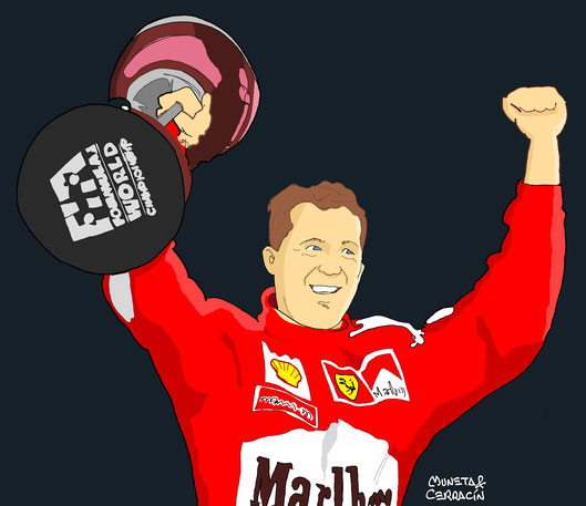 Michael Schumacher by Muneta & Cerracín
