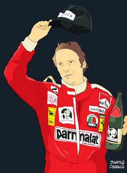 Niki Lauda by Muneta & Cerracín