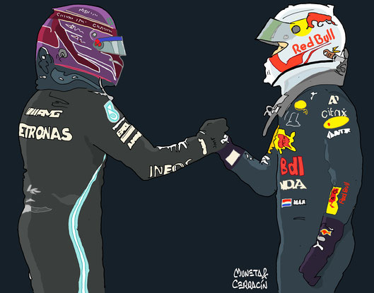 Lewis Hamilton by Muneta & Cerracín