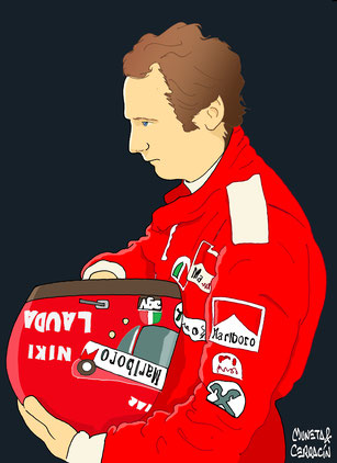 Andreas-Nikolaus Lauda by Muneta & Cerracín