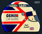 Nigel Mansell by Muneta & Cerracín