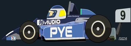 Keke Rosberg by Muneta & Cerracín