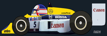 Nigel Mansell by Muneta & Cerracín