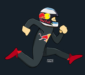 Daniel Ricciardo by Muneta & Cerracín
