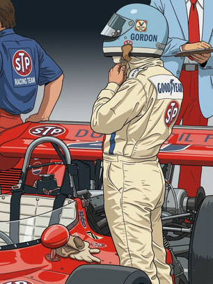 Gordon Johncock by Muneta & Cerracín