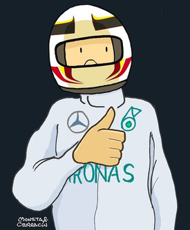 Lewis Hamilton by Muneta & Cerracín