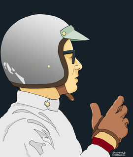 Masten Gregory by Muneta & Cerracín