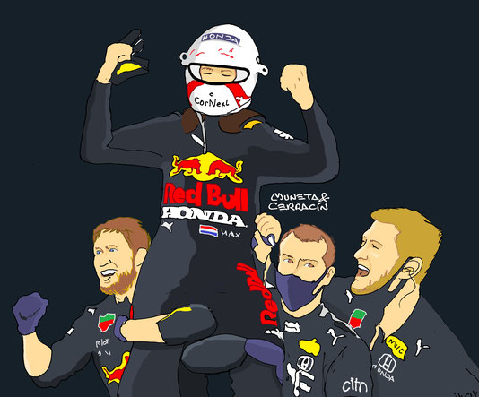 Lewis Hamilton by Muneta & Cerracín