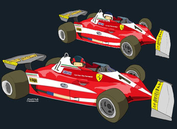 Gilles Villeneuve by Muneta & Cerracín
