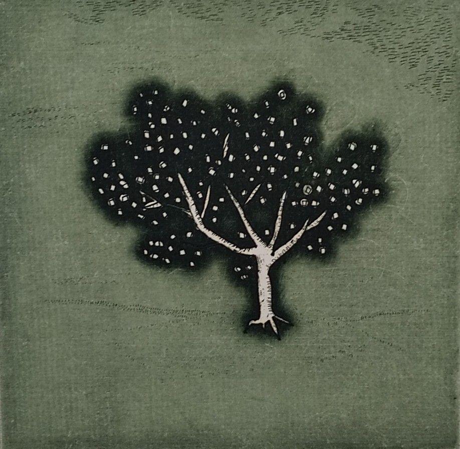 "Scene 3" Etching, 95×95, 2010