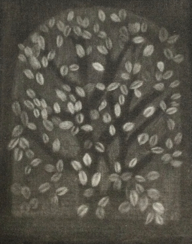 "Scene 5"  Mezzotint 80x65, 2022