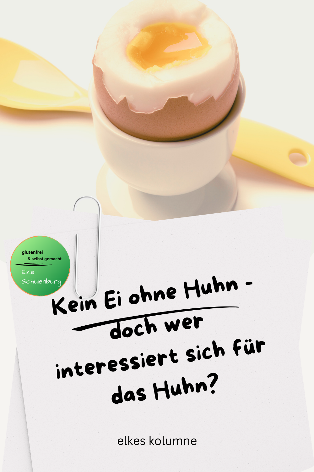 Kein Ei ohne Huhn – doch wer interessiert sich für das Huhn?