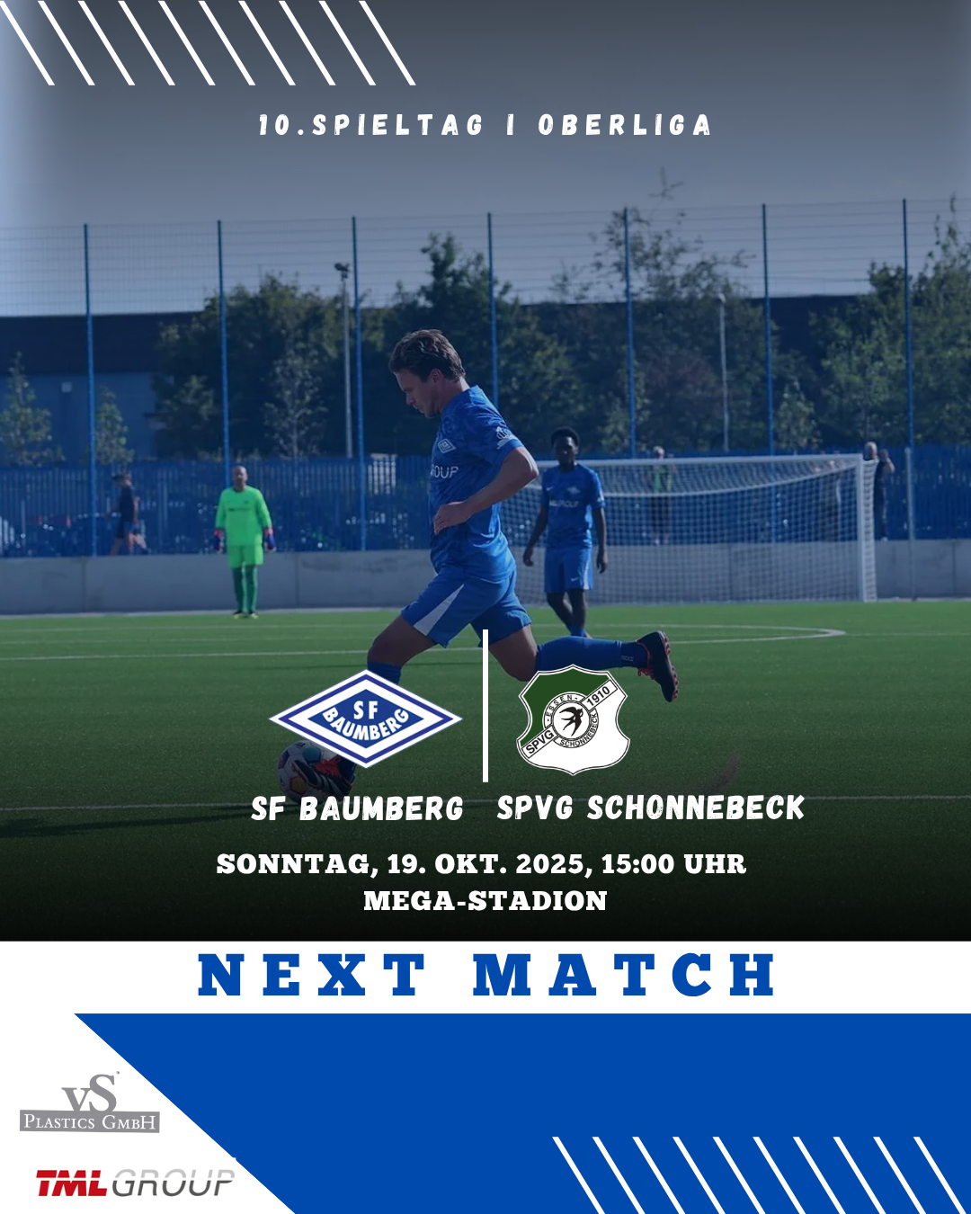 OBERLIGA: Sportfreunde vor Topduell gegen die SpVg Schonnebeck