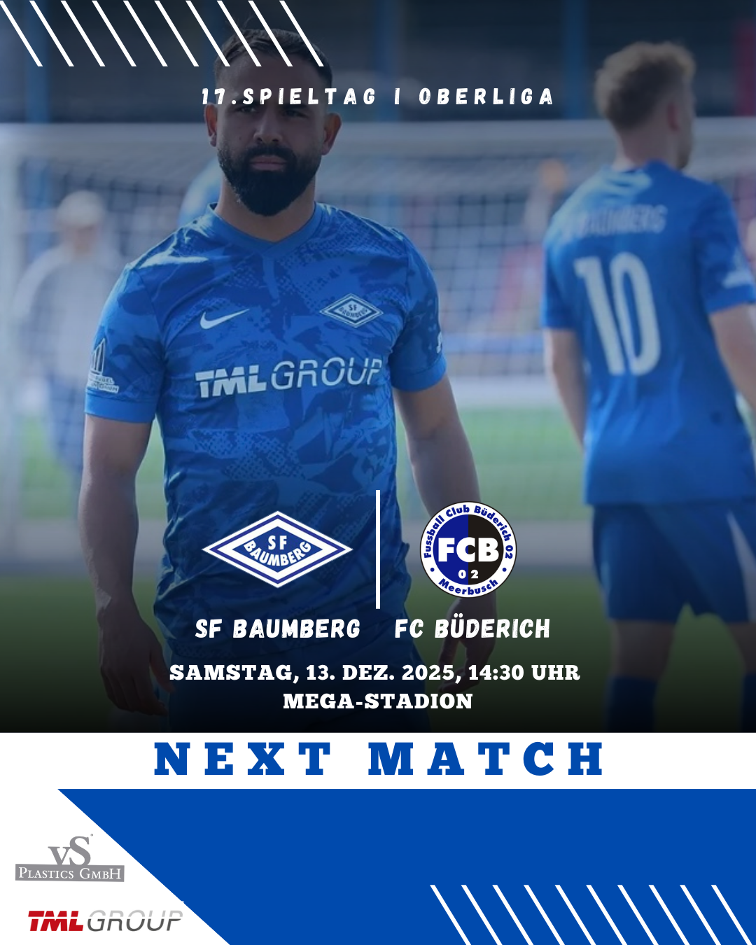 OBERLIGA: Sportfreunde bestreiten letztes Hinrundenspiel