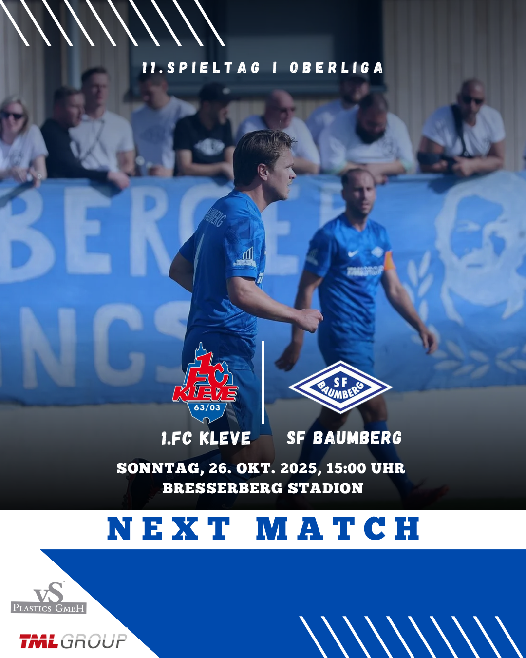 OBERLIGA: Sportfreunde zu Gast in Kleve