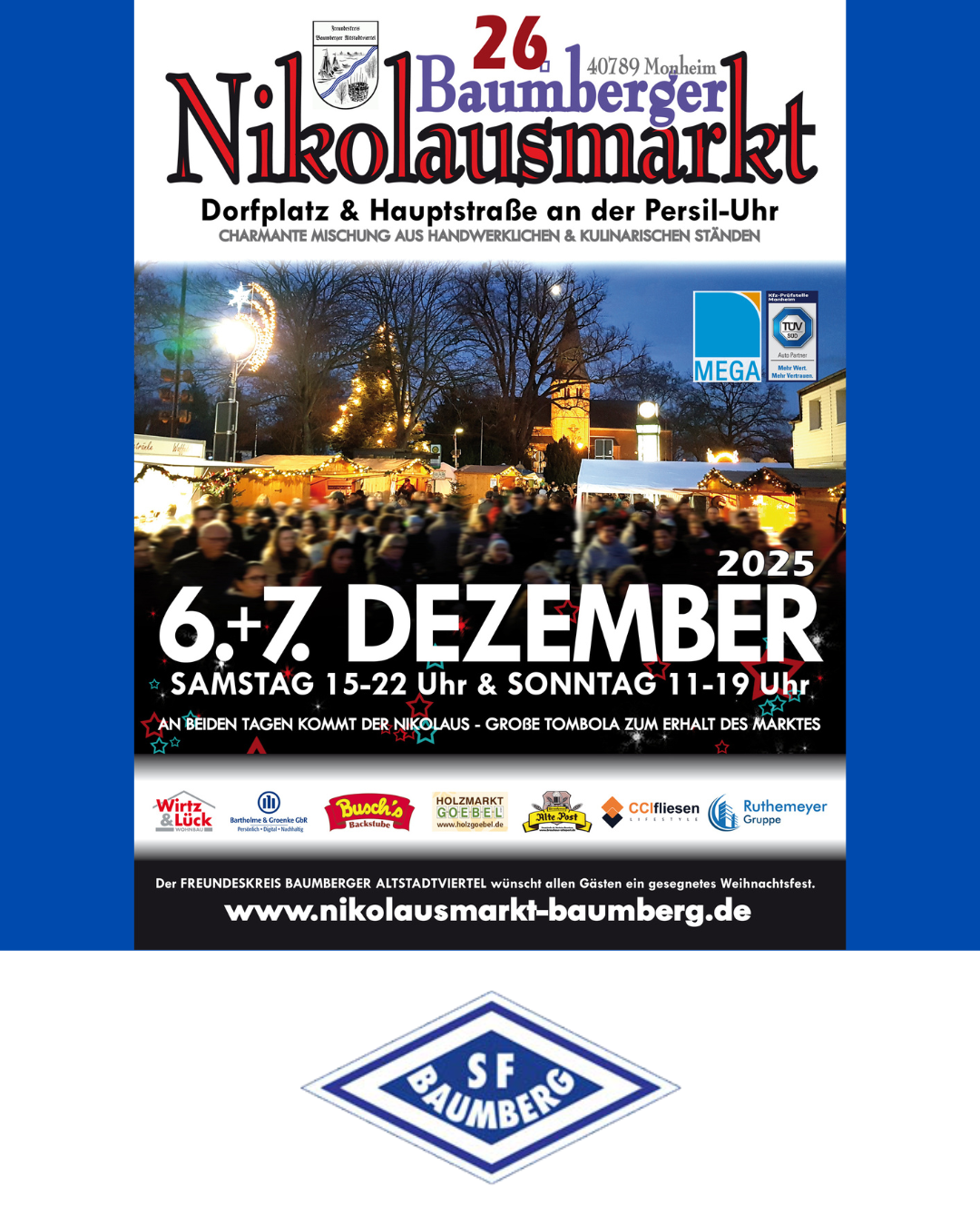 VORSTAND: Sportfreunde auf dem Bamberger Nikolausmarkt