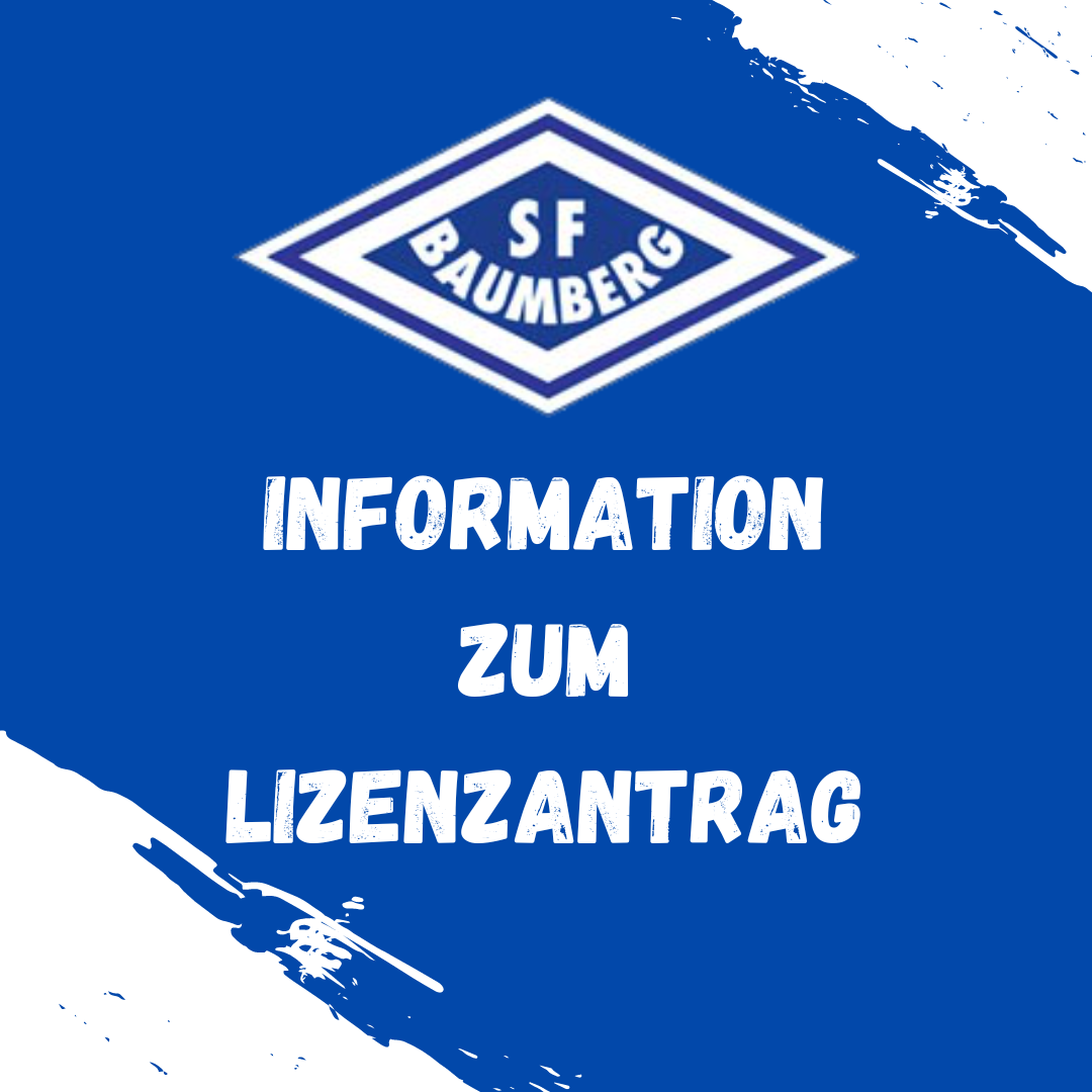 VORSTAND: Information zum Lizenzantrag