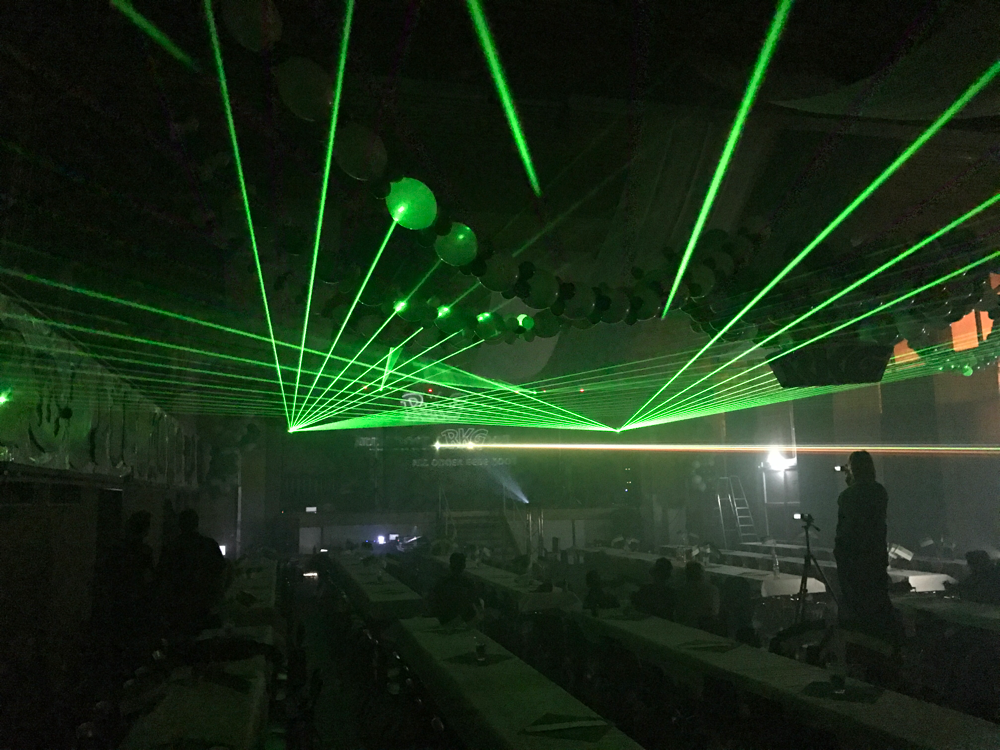 Lasershow zur Galasitzung der RKG Ratheim