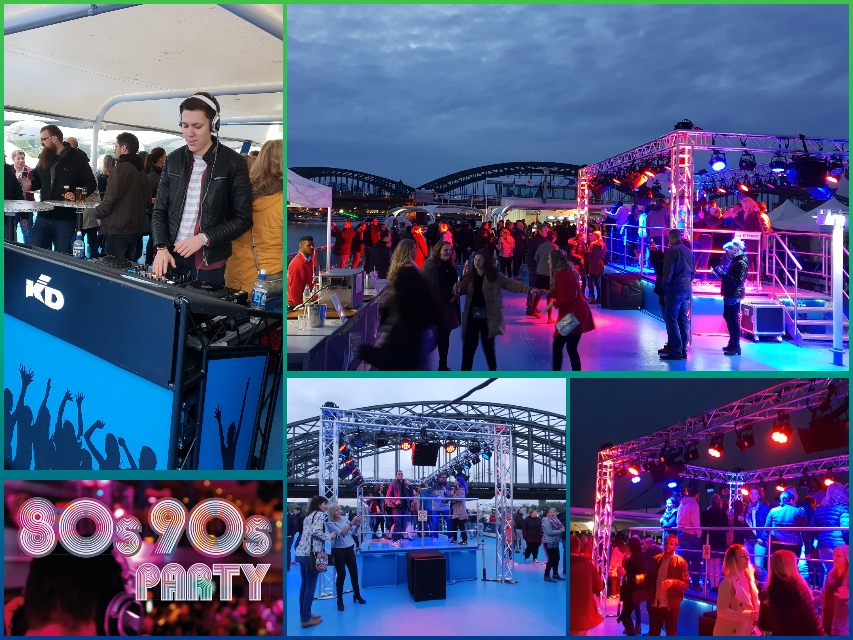 80/90er Party am 03.05.2019 an Board der MS RheinEnergie