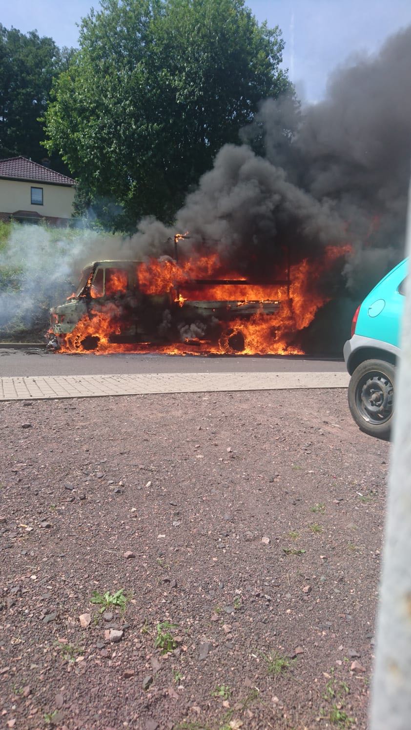 14.06.18 Transporterbrand Mosbacher Straße