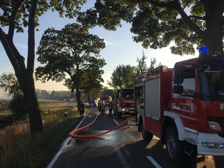 26.07.2018 Feldbrand zwischen Schönau und Kälberfeld