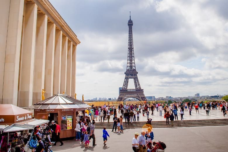 Beste Aussicht Eiffelturm Trocadero
