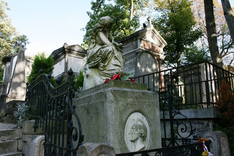 Friedhof Paris Père Lachaise Grab Chopin