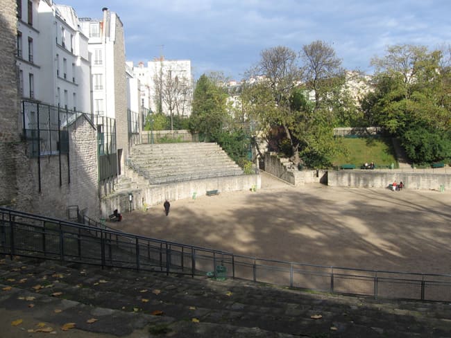 Parks in Paris römische Arena