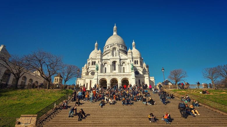 Paris Montmartre Sacre Coeur Treppen