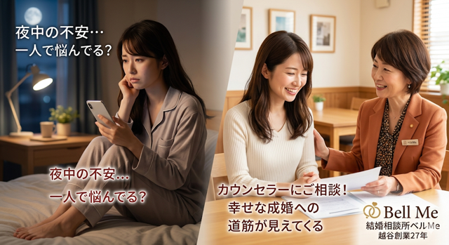 婚活の「夜の不安」に負けないで。カウンセラーがあなたの“伴走者”である理由