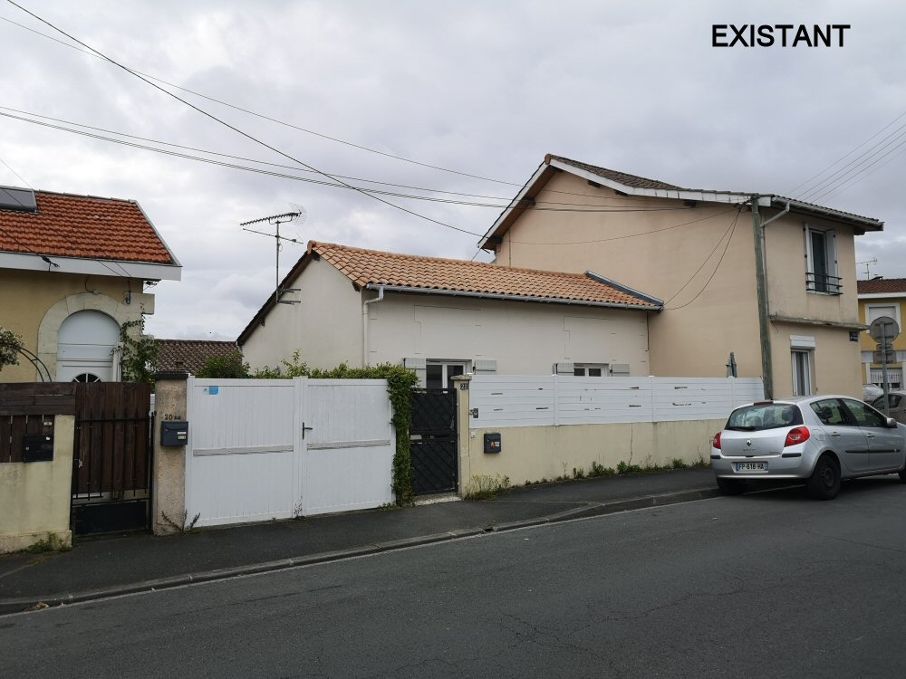 permis de construire déclaration préalable surélévation extension Mérignac 33700