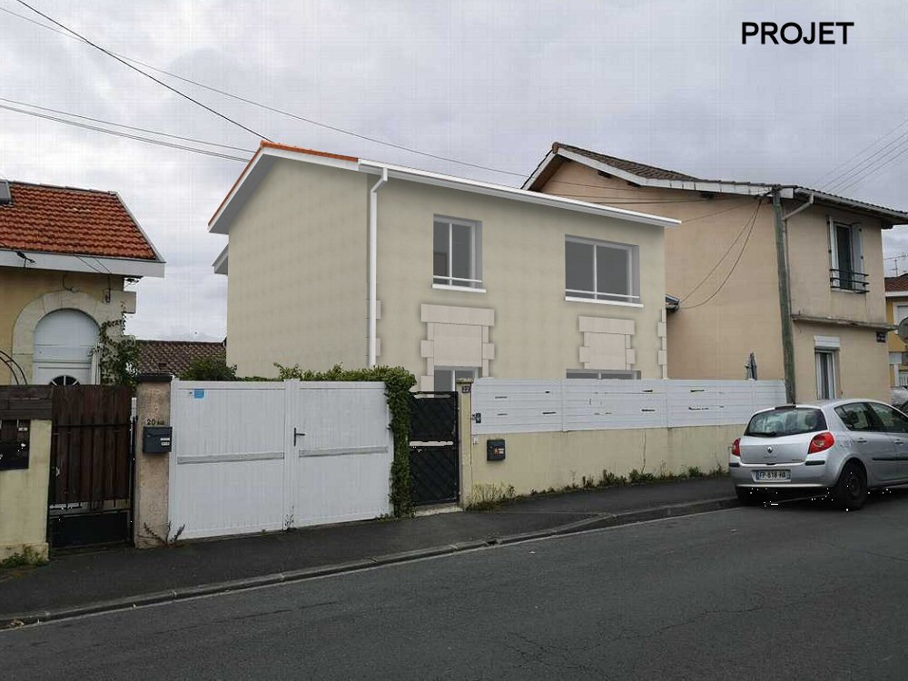 permis de construire déclaration préalable surélévation extension Mérignac 33700