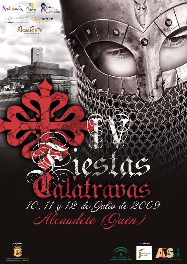 CARTEL IV FIESTAS CALATRAVAS 2009. Autor: Juan Cruz Villén Aguayo