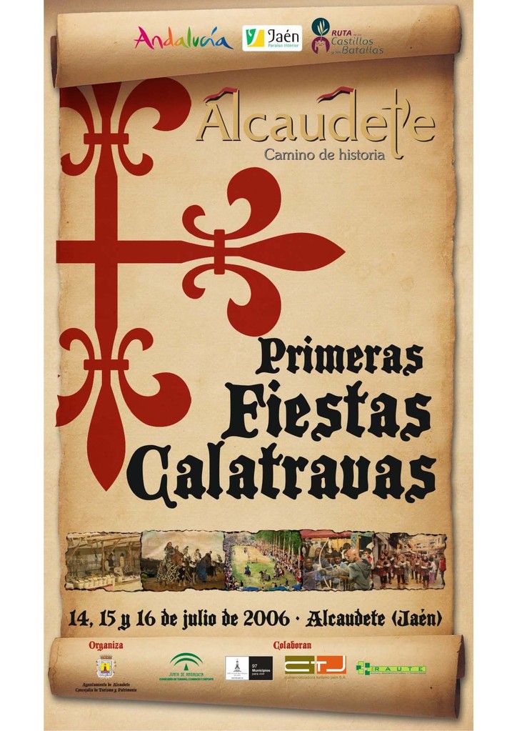CARTEL I FIESTAS CALATRAVAS 2006. Autora: Nani Soriano