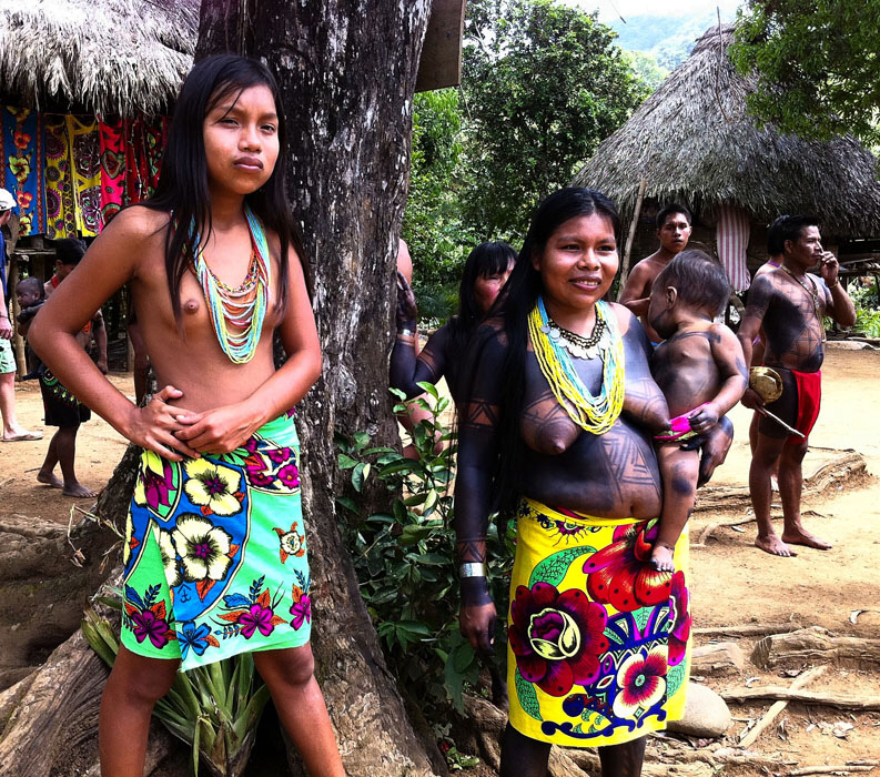 They dress in colorful wear and put on a traditional dance during your visi...