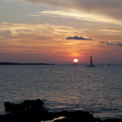 Sonnenuntergang auf Formentera