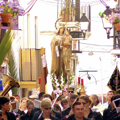 Prozession zu Ehren der Jungfrau del Carmen auf Ibiza