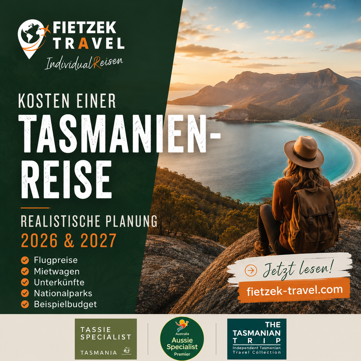 Tasmanien-Reise Kosten 2026 & 2027 – Budget & Spartipps