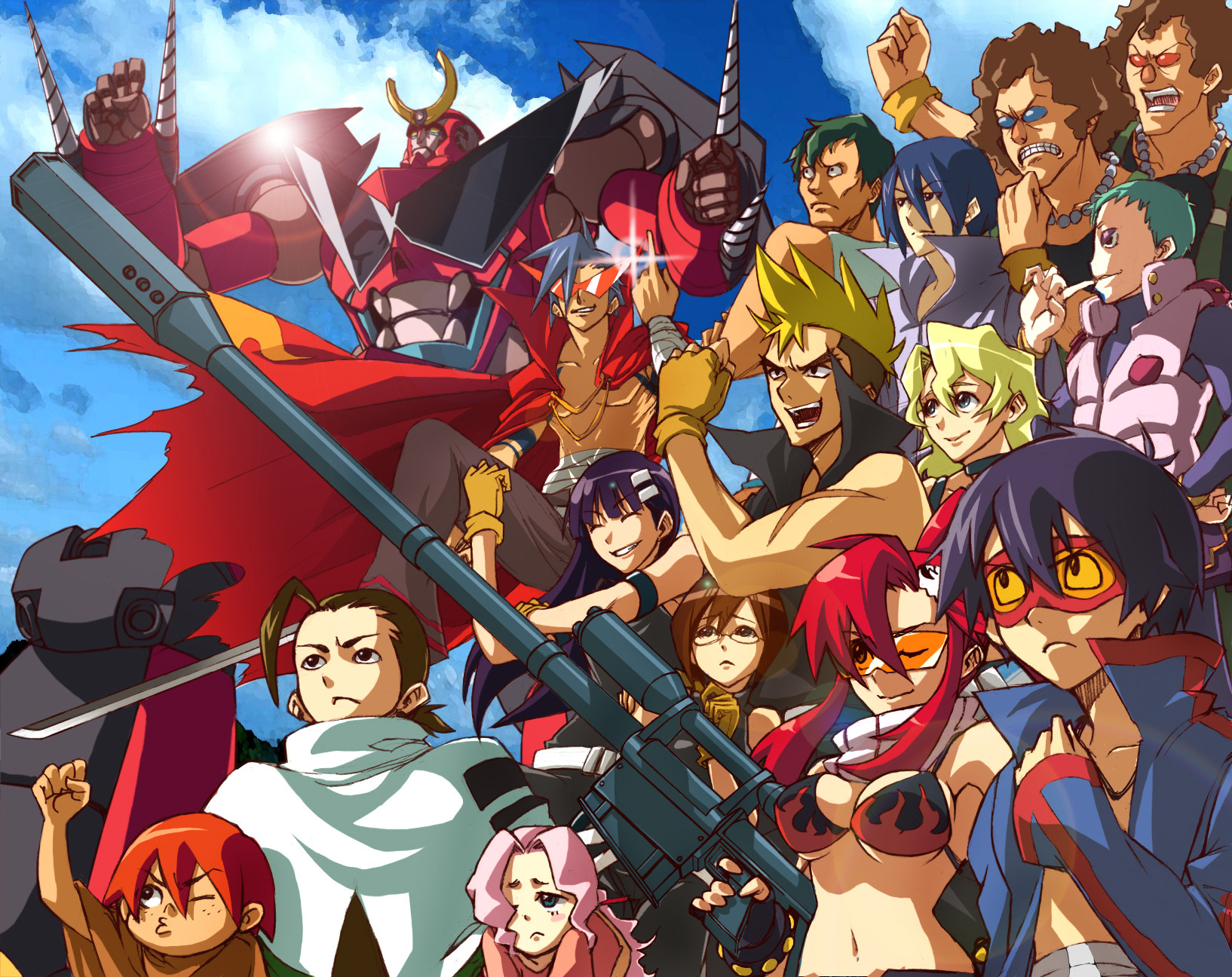 Tengen Toppa Gurren Lagann [27/27 + OVA + 2 Películas + 6 especiales